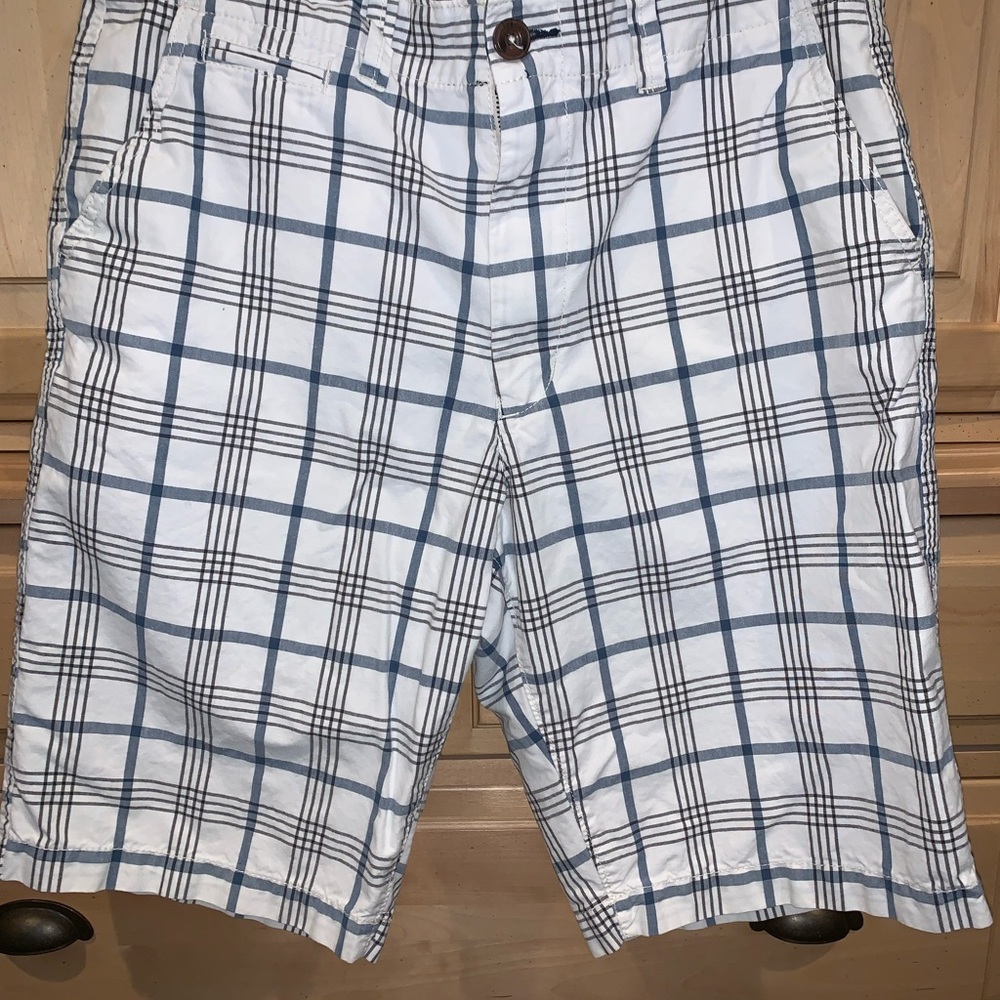 American Eagle mens 33W longboard plaid shorts - Picture 5 of 7